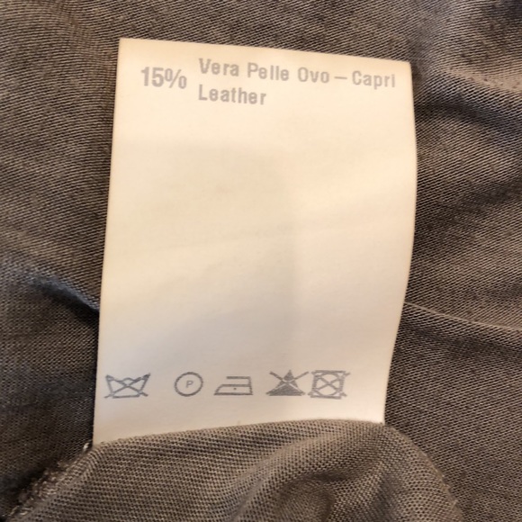 Nicholas & Mark Leather & Silk Dress - Picture 10 of 10